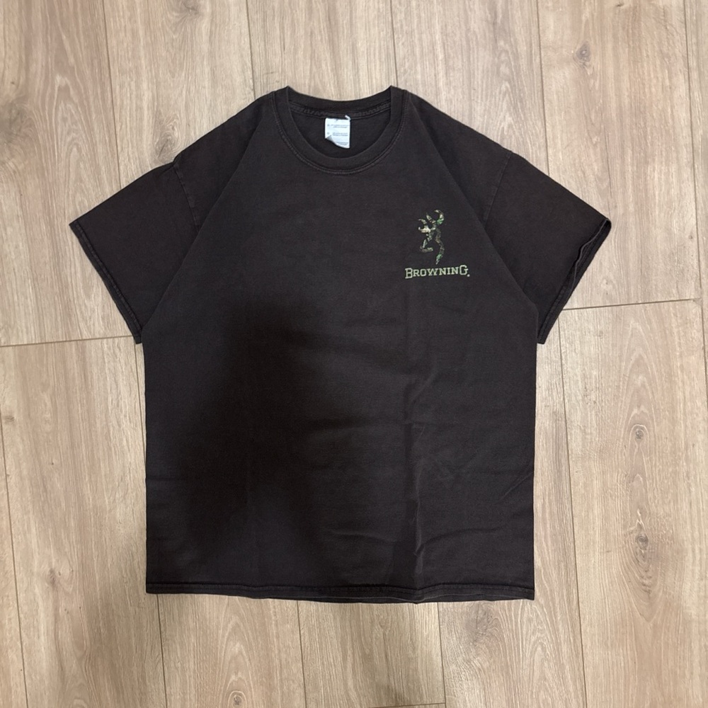 Browning Black Short Sleeve Tee Classic Crew Neck